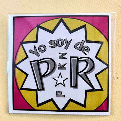 Yo soy de PFKNR Sticker (Pink)