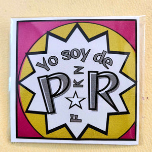 Yo soy de PFKNR Sticker (Pink)