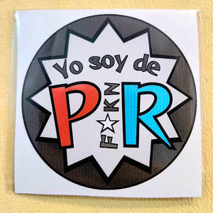Yo soy de PFKNR Sticker (gris)