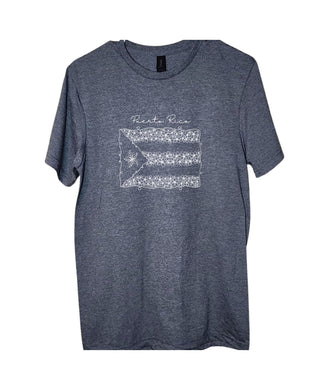 Puerto Rico Flor de Maga Gray Tee