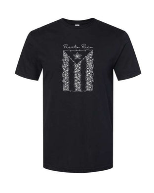 Puerto Rico Flor de Maga Black Tee