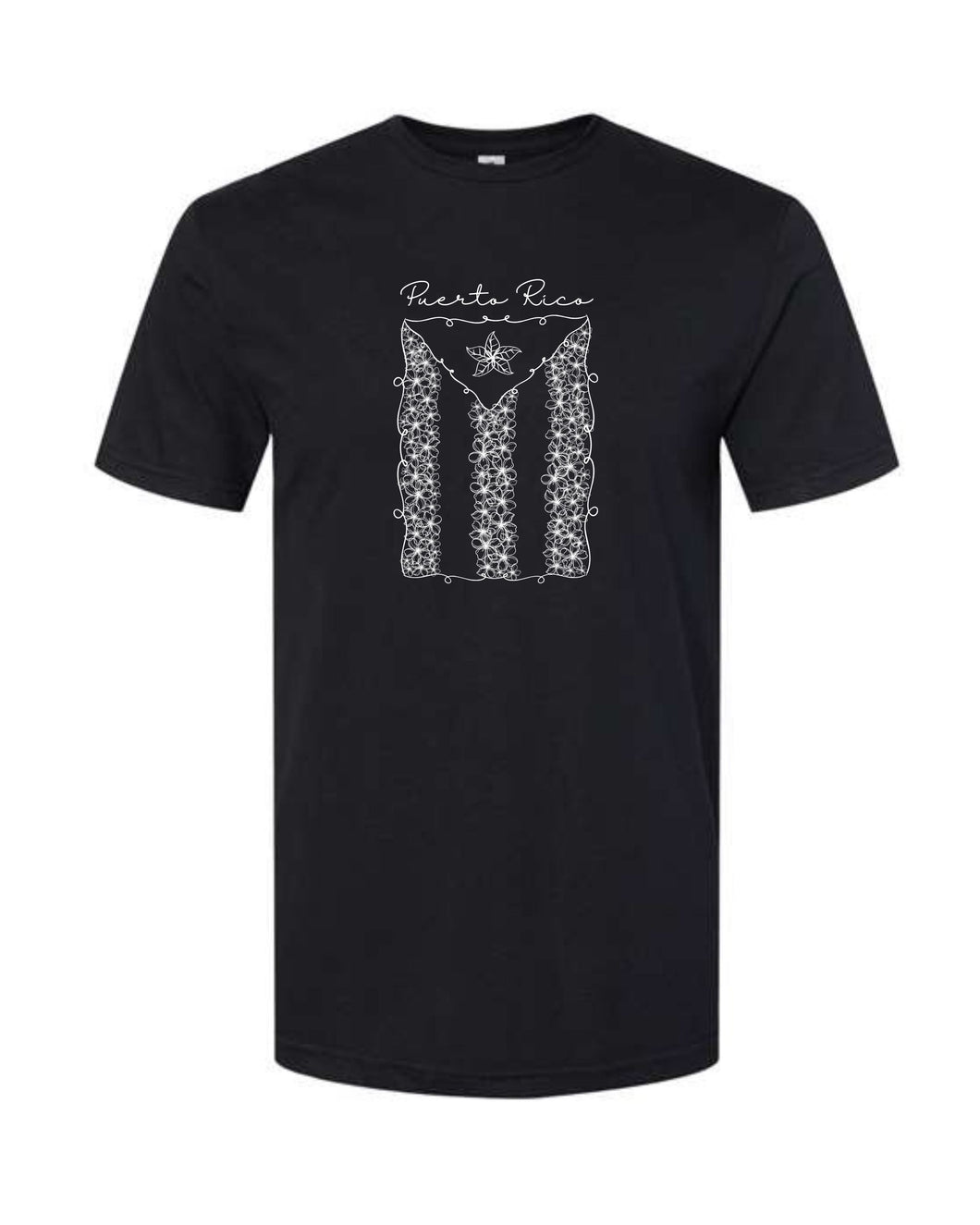Puerto Rico Flor de Maga Black Tee