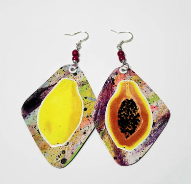 Papaya earrings
