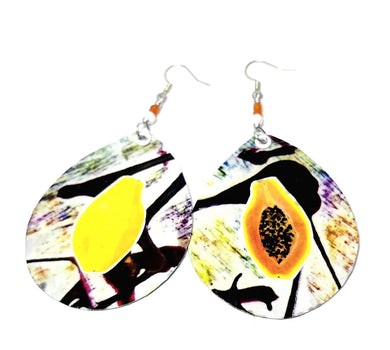 Papaya earrings
