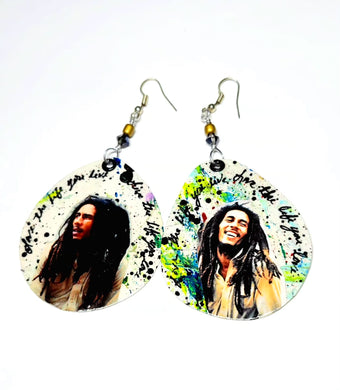 Bob Marley earrings