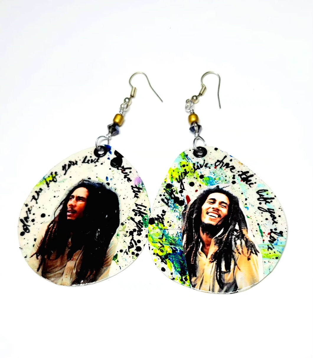 Bob Marley earrings