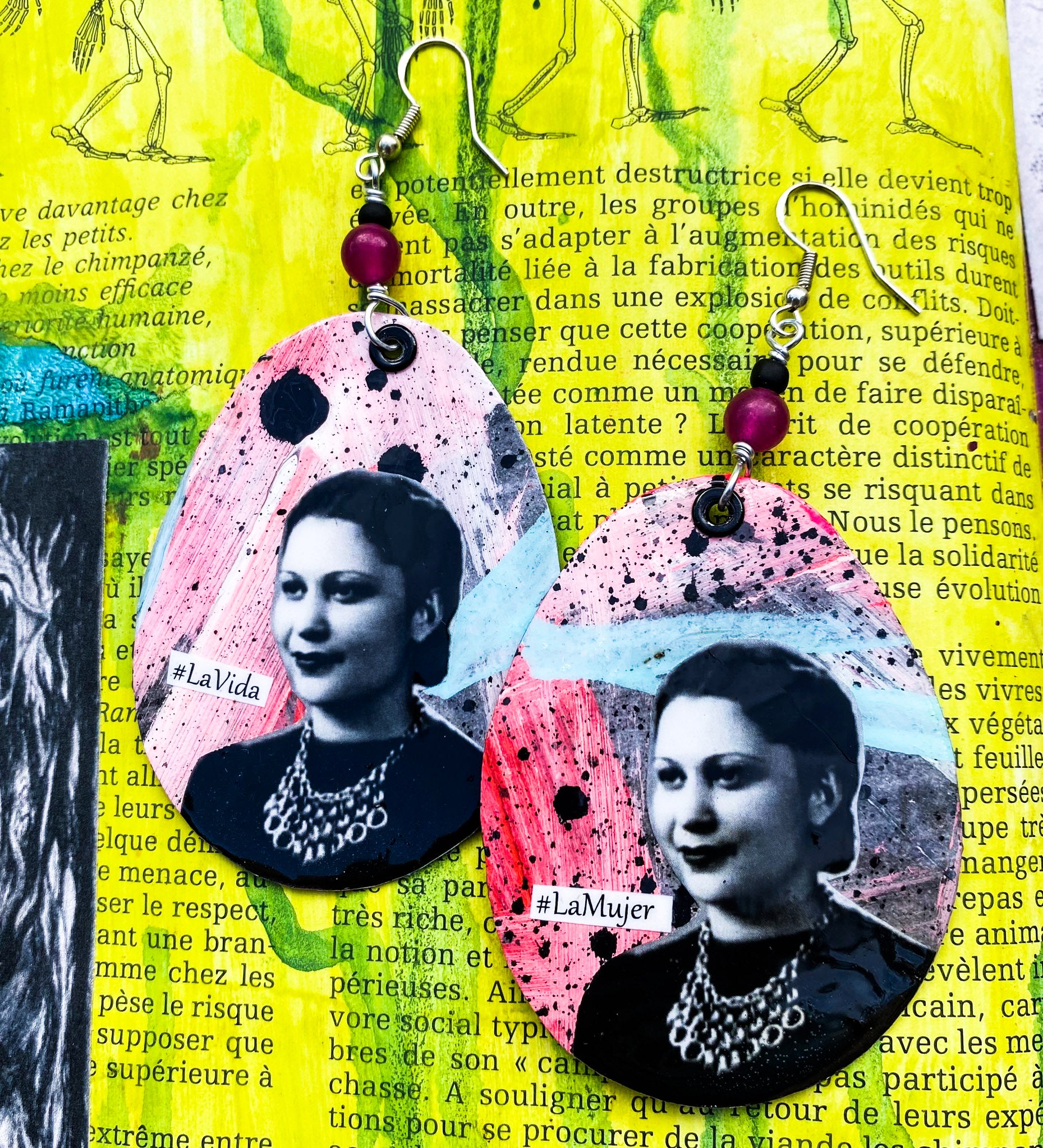 Julia paper earrings!