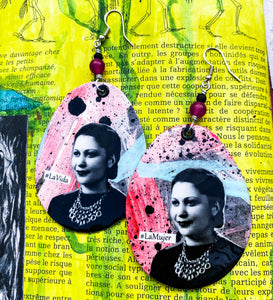 Julia paper earrings!