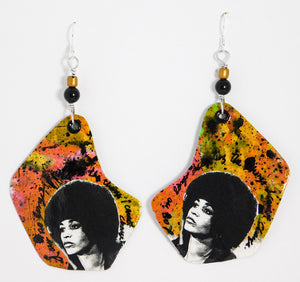 Angela Davis earrings